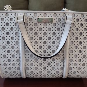 White kate spade crossbody bag